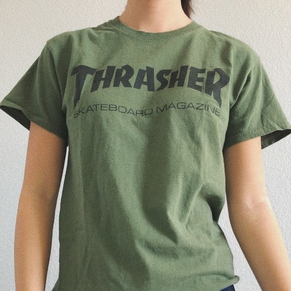 Thrasher Other - Green Thrasher Tee